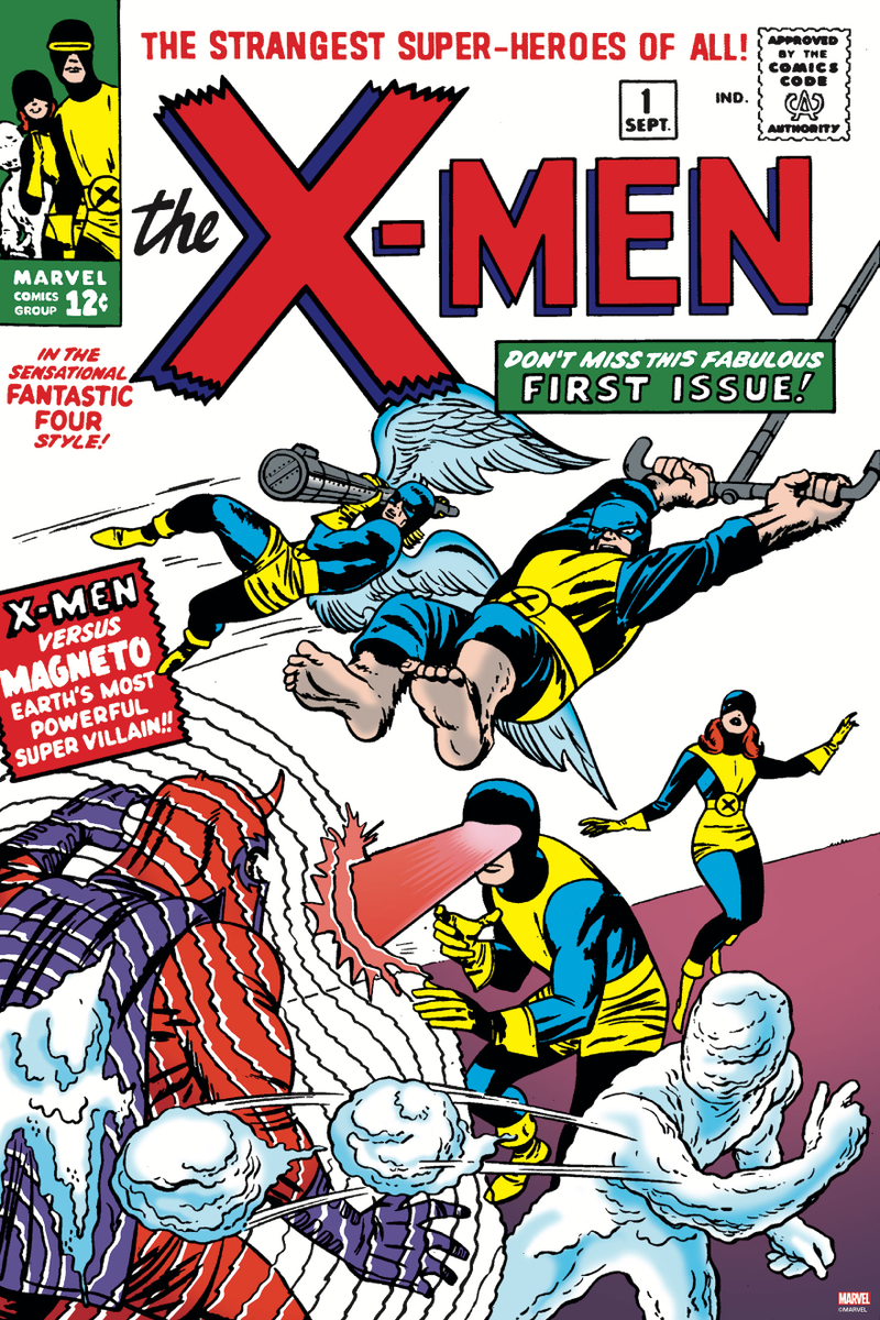 Uncanny X-Men #1: Story by Stan Lee, art and cover by Jack Kirby. Edition of 125.